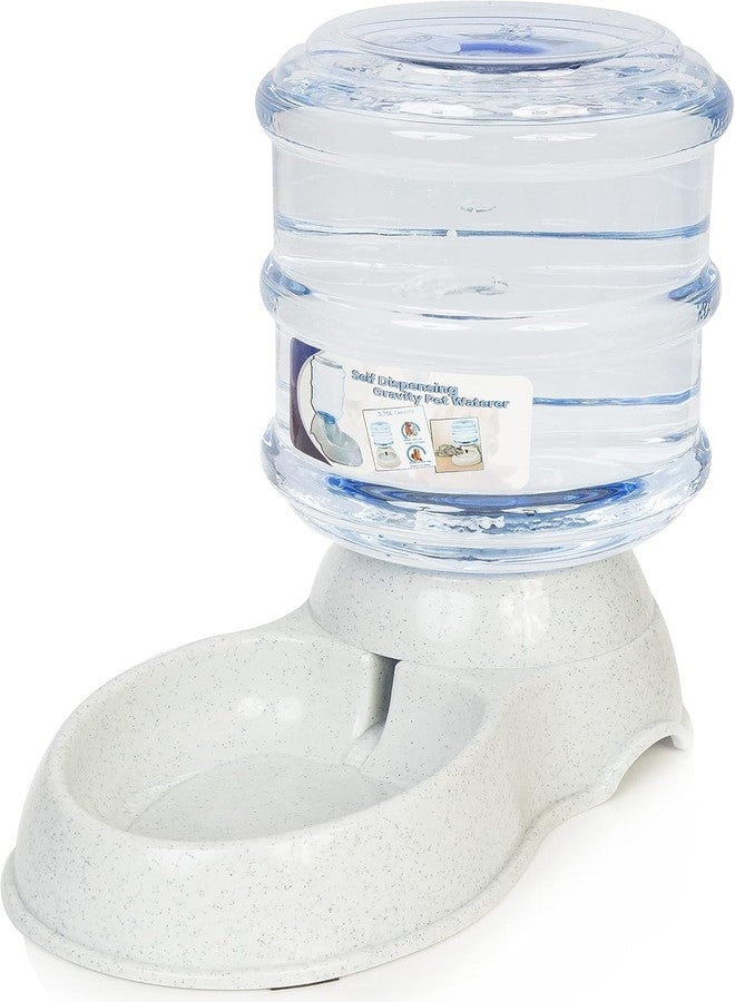 ZONETECH Pet Water Dispenser- Premium Quality Durable Self-Dispensing Gravity 3.7 Liters Capacity Suitable for Medium and Large-Sized Cats and Dogs - Image 1